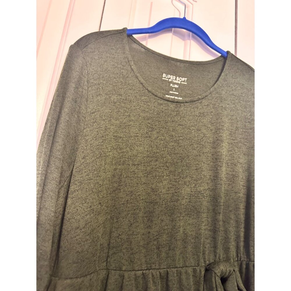 Torrid Super Soft long sleeved dress 1X - Picture 3 of 6